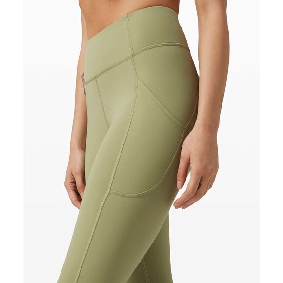 Lululemon Invigorate High-Rise Tight 25" Size 4 Vista Green - Picture 3 of 7
